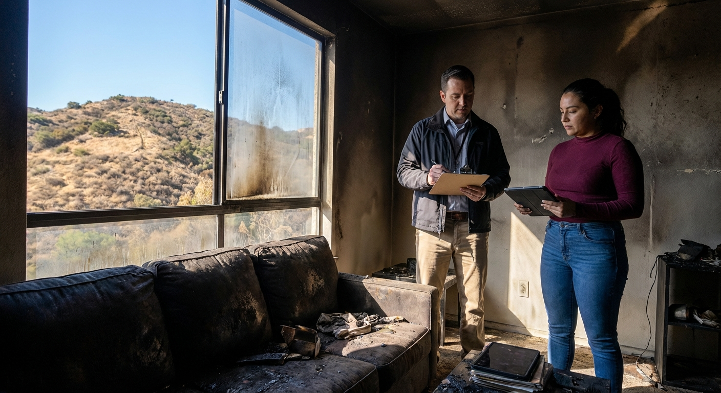 california renters insurance fire damage - California insurance guide