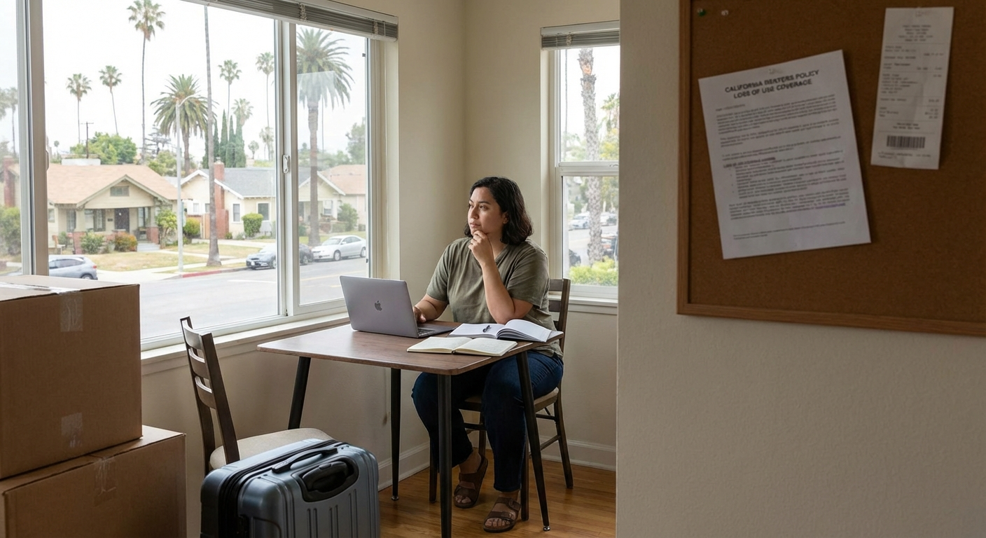 renters insurance california loss of use - California insurance guide